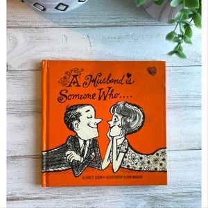 ❌4/$20 Vintage gift book, A Husband is Someone Who…, 1960’s style
